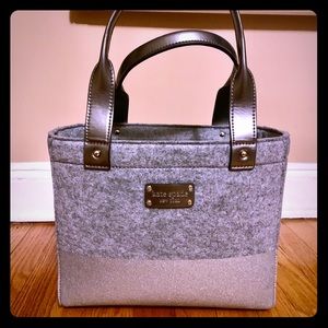 Kate Spade Gray Holiday Tote